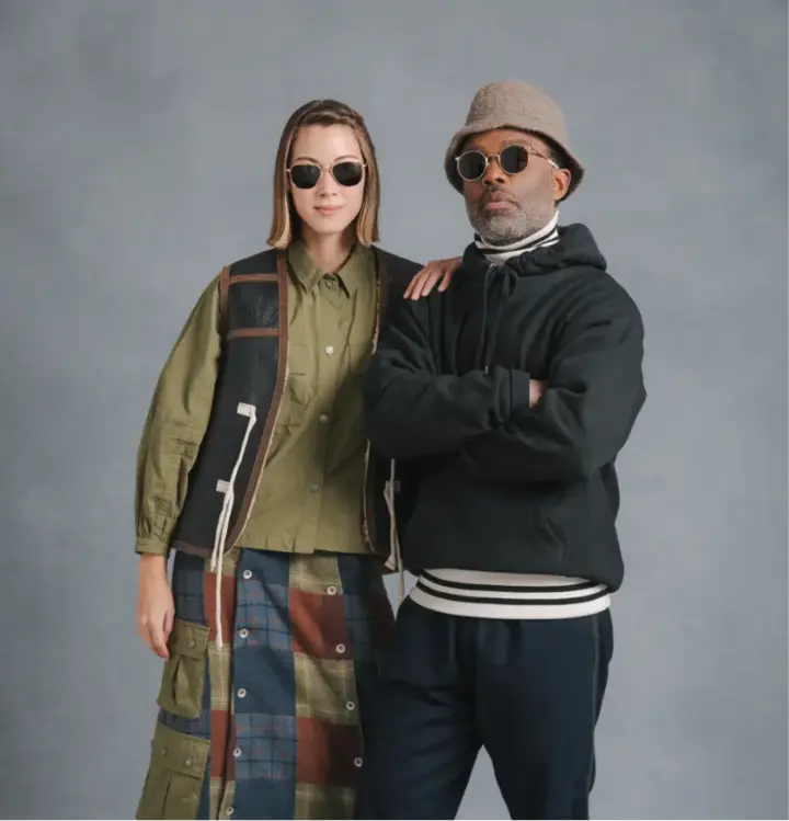 Couple lunettes de soleil aviateur