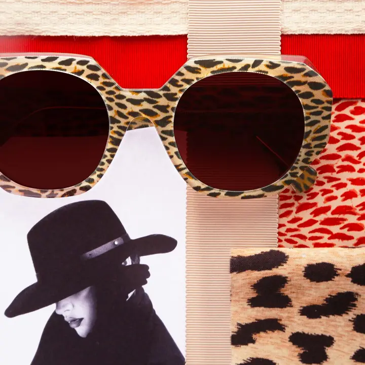lunettes de soleil léopard made in France