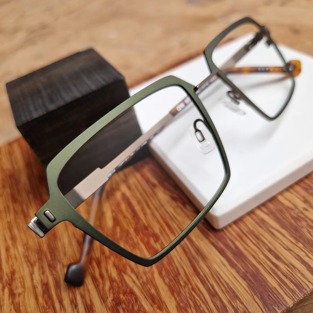 Monture design metal homme