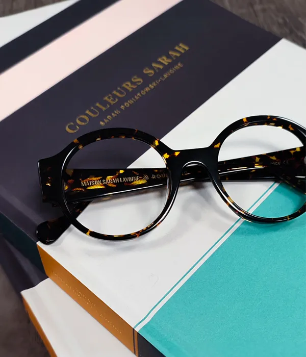Lunettes rondes femmes chics, made in France