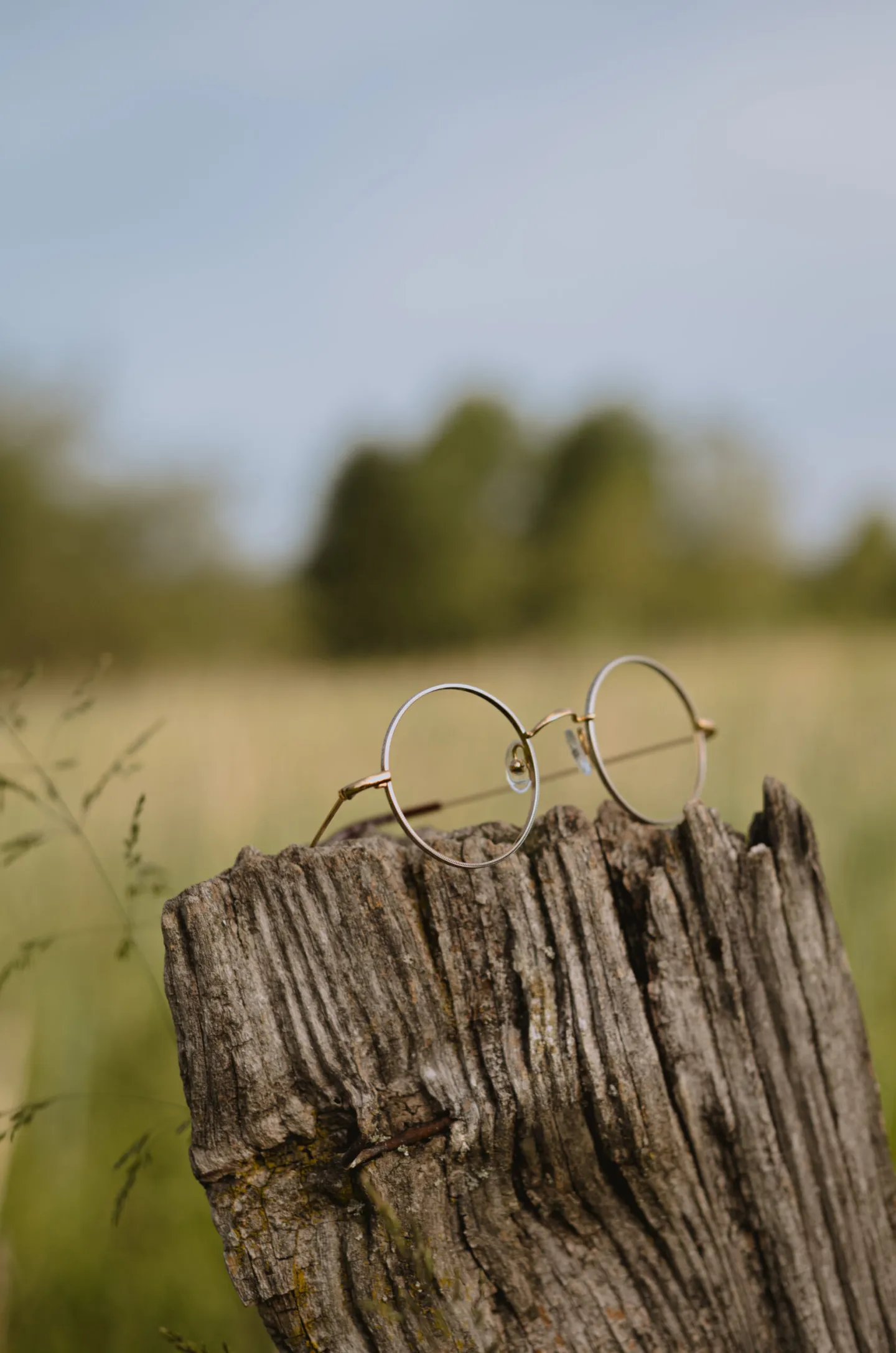 Lunettes françaises en métal